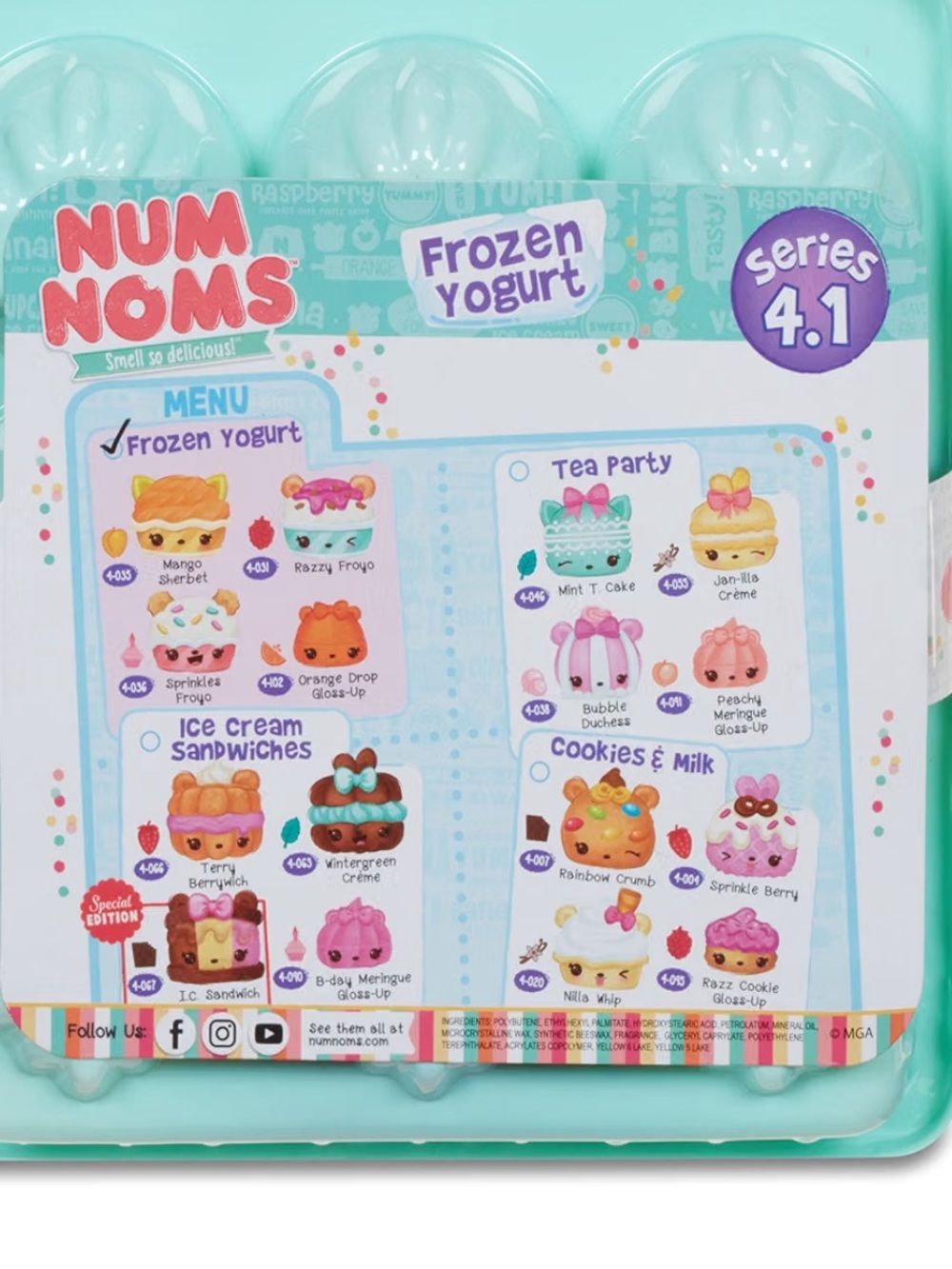 Num Noms Series 4.1 Frozen Yogurt Glitter Lip Gloss Scents Starter Kit